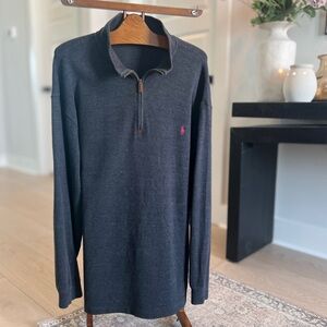 Polo Ralph Lauren 2XLT Quarter Zip Long Sleeve Sweater